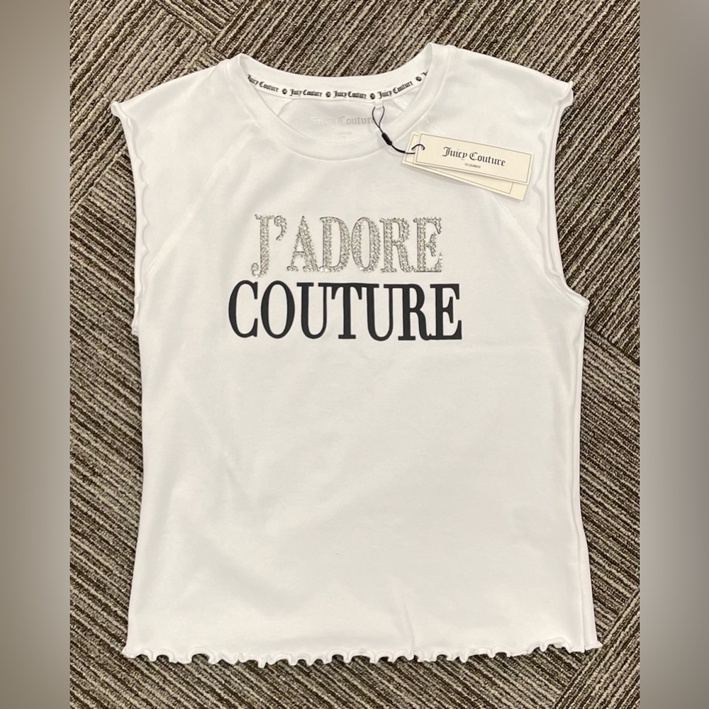 Juicy Couture babydoll tee. Size L.